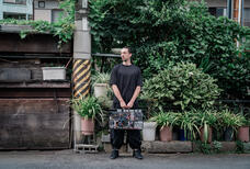 Alexandre Maubert, résident en arts numériques en 2012. 