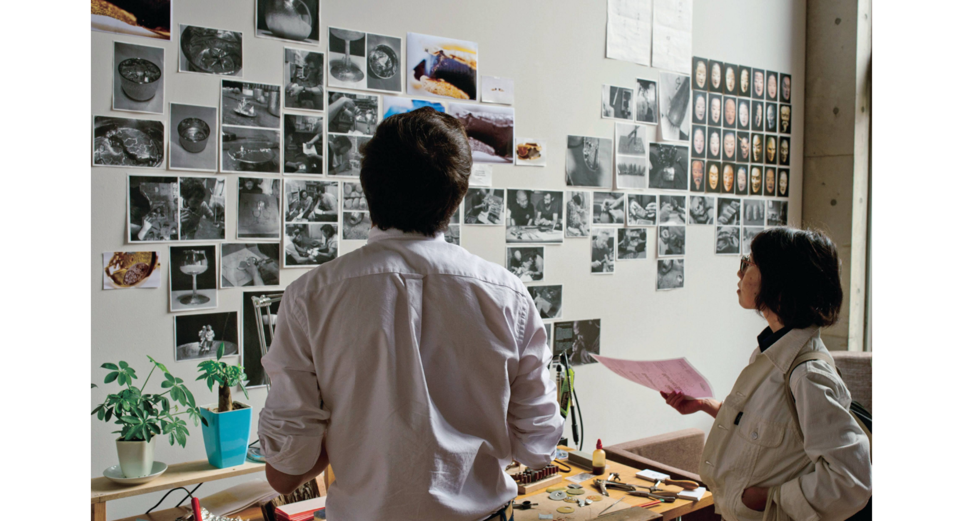 Karl Mazlo, open studio de 2016. 