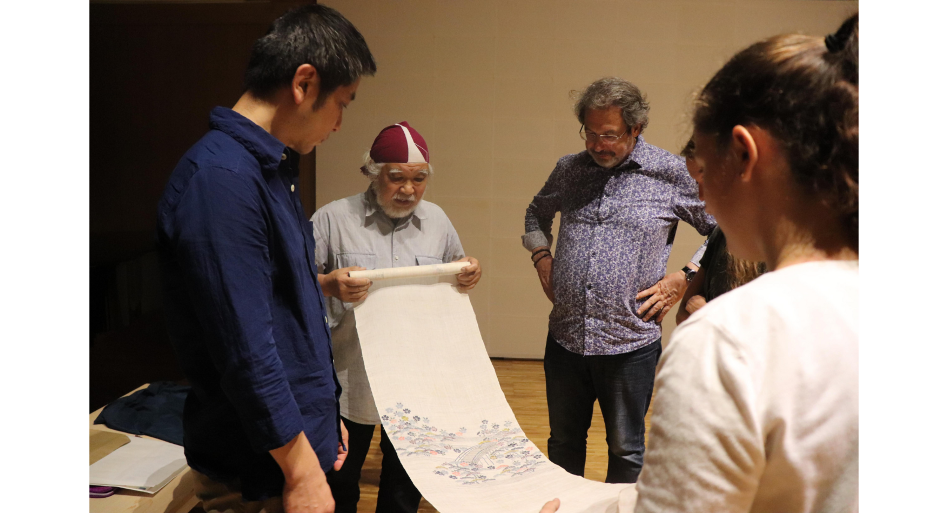 Conférence sur la teinture des ukiyo-e avec Sandrine Rozier.