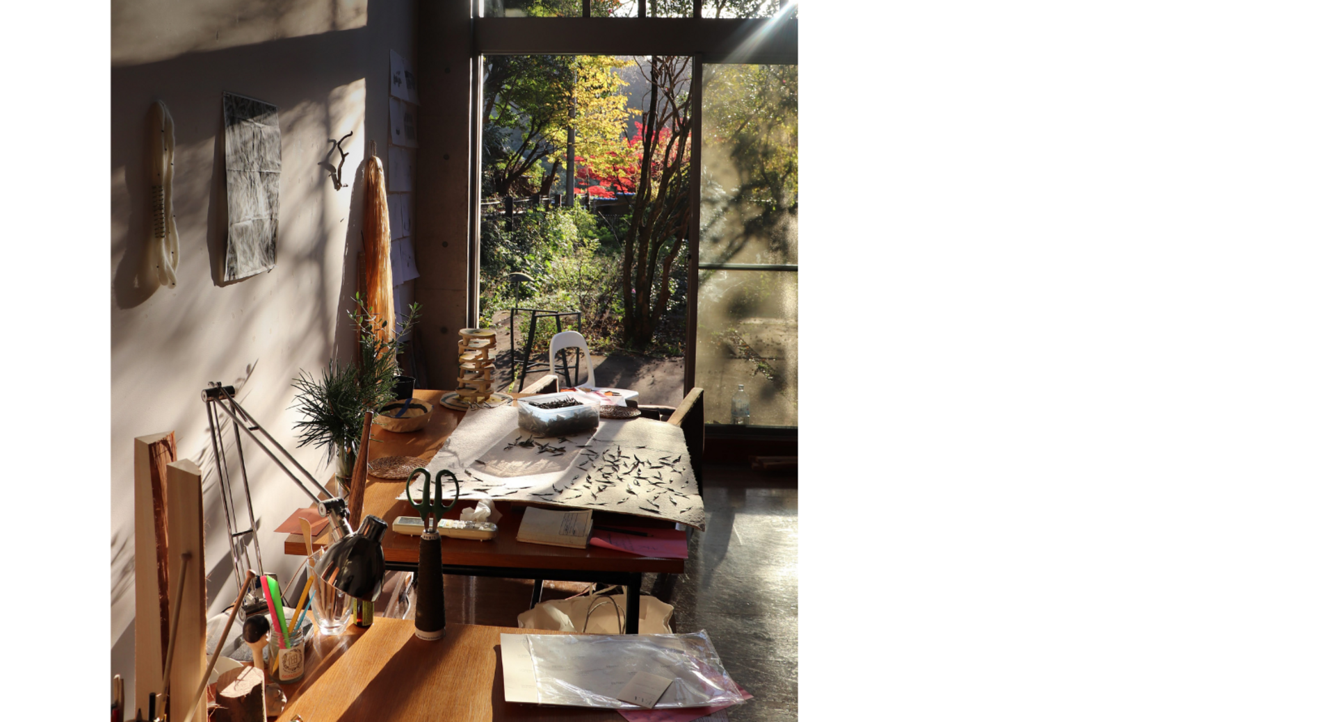 L’atelier de Luz Moreno et Anaïs Silvestro, designers culinaires, résidentes à la Villa en 2019. 