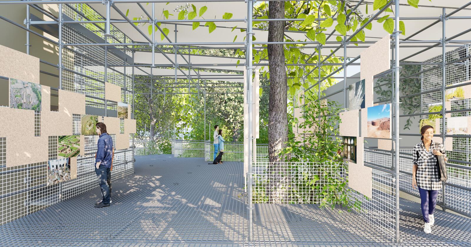 © JAKOB+MACFARLANE - LIVING WITH - Perspective intérieure 